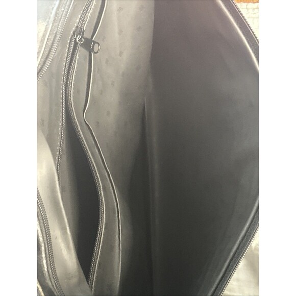 Vintage Bold Everywhere Piero Guide Leather Etage Bag Black 12x 19 Briefcase ‘88 - Picture 7 of 10